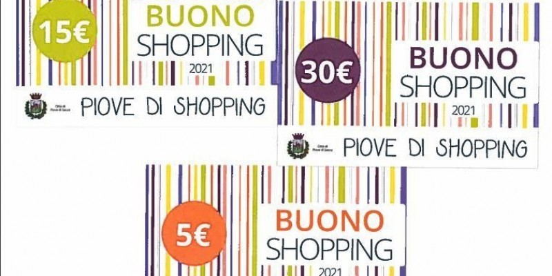 Locandina Buoni Shopping