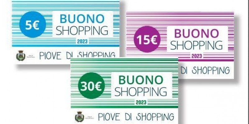 Locandina Buoni Shopping 2023